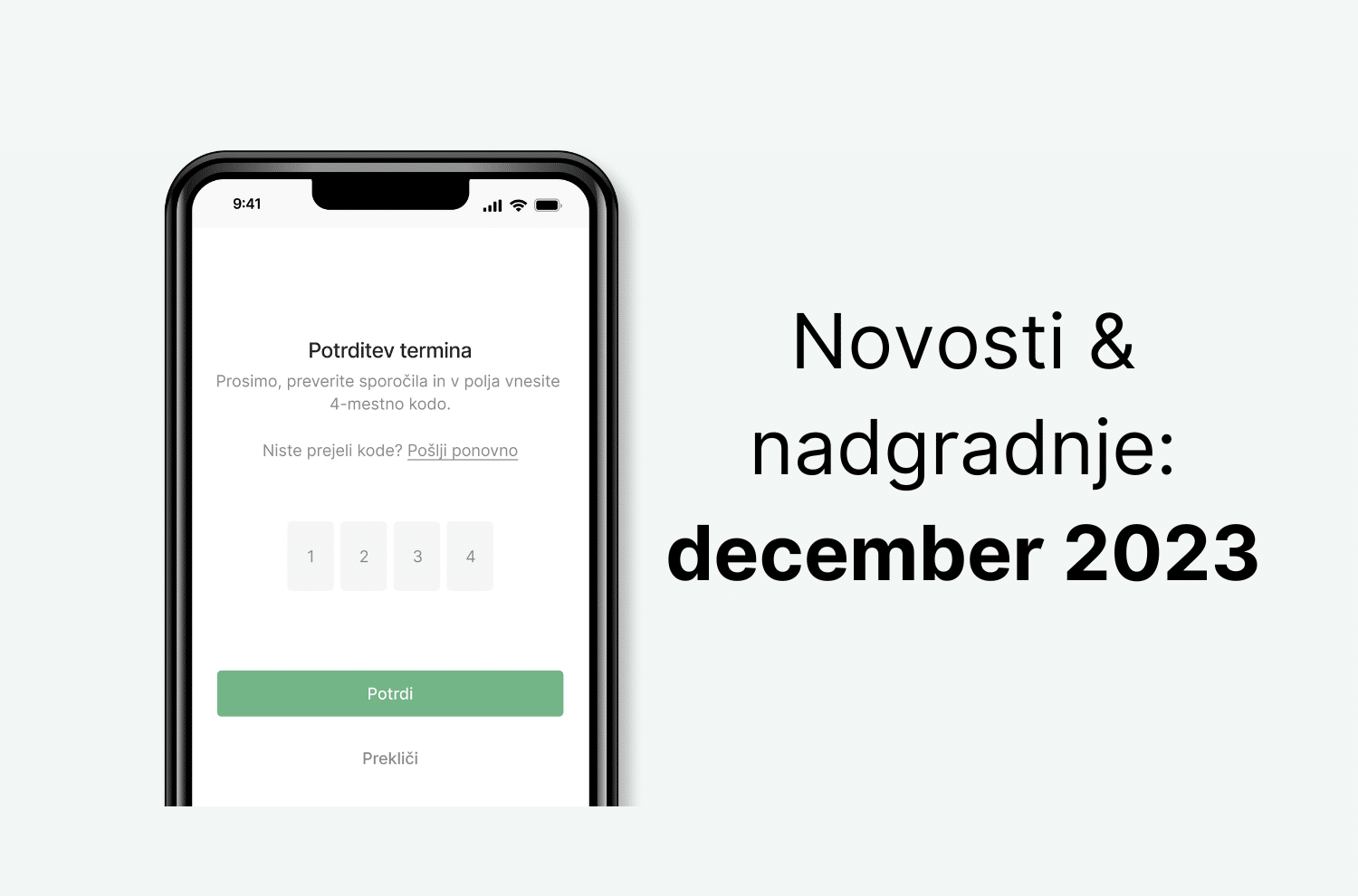 Novosti in nadgradnje pri lime booking december 2023