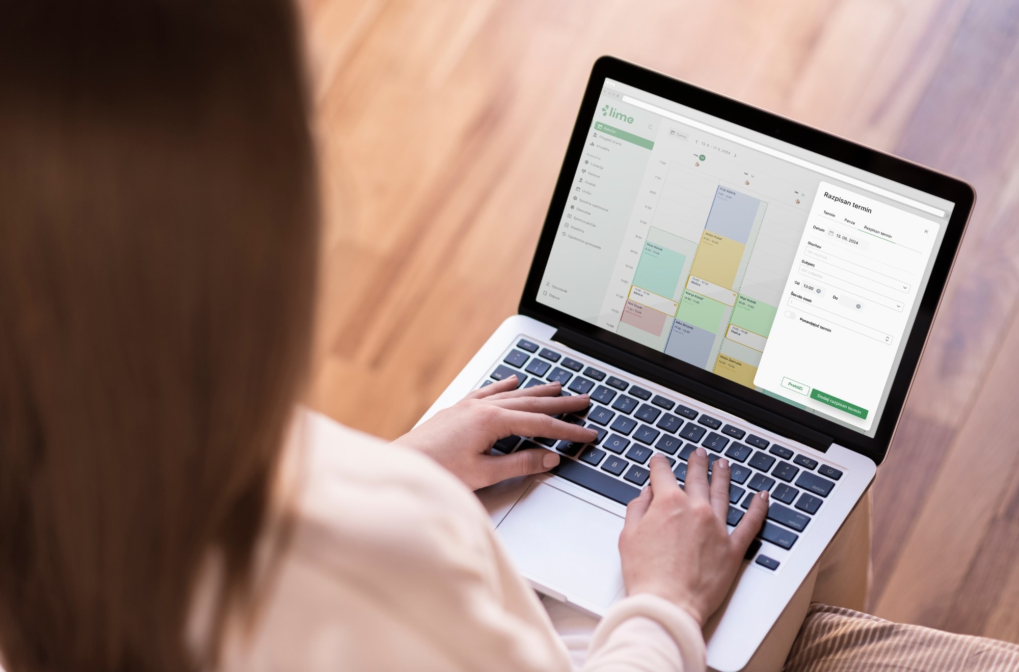 uvedba aplikacije za naročanje - lime booking